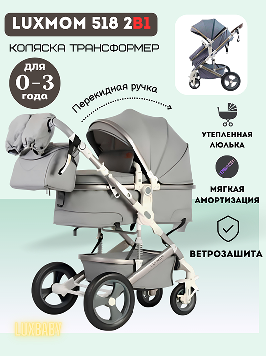Коляски LUXMOM 3 в 1