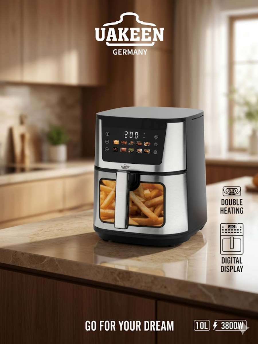Цифровой аэрогриль UAKEEN ZL-1716PLUS (10 л)