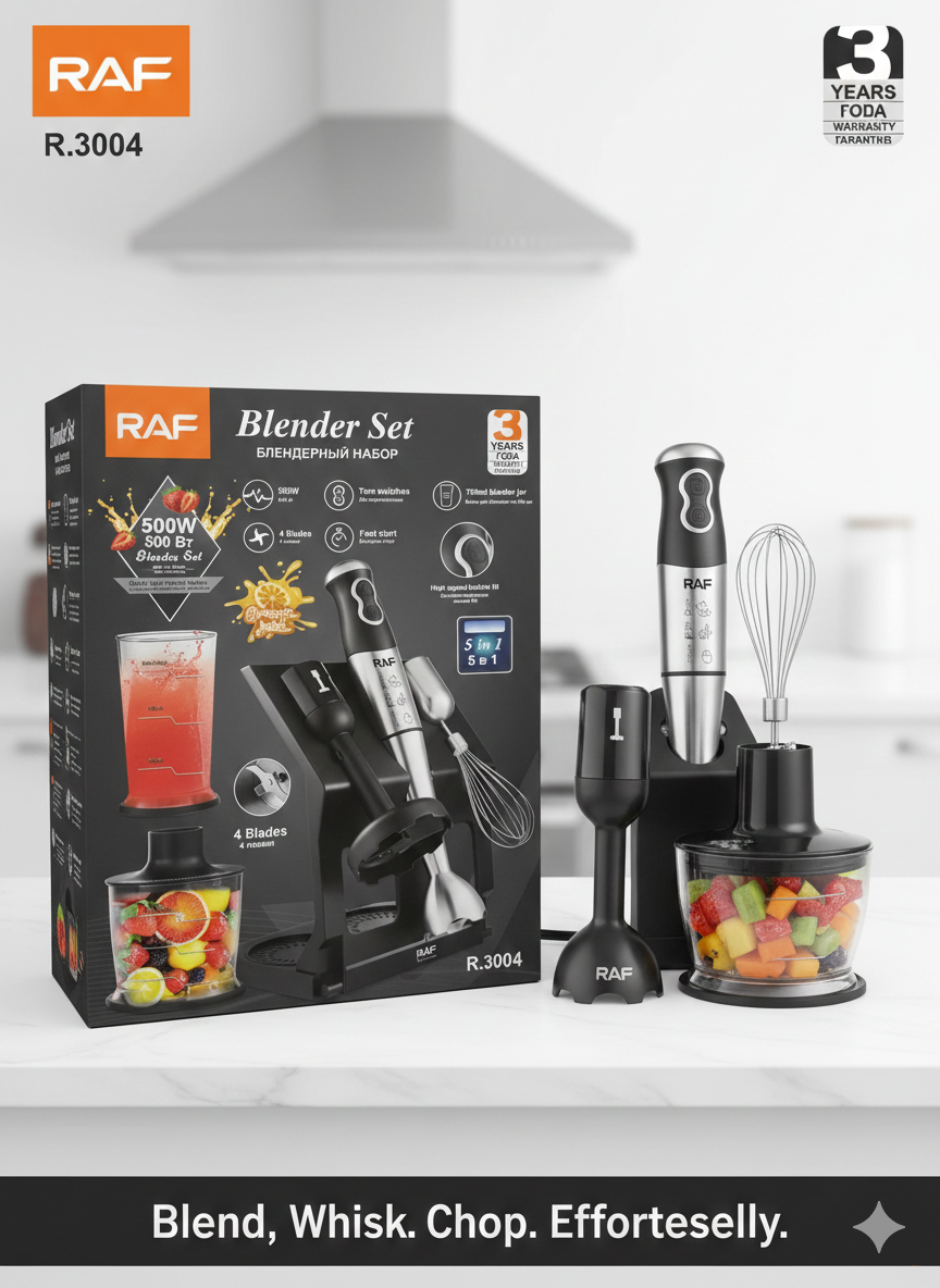 Блендерный набор RAF R.3004 (5 в 1)