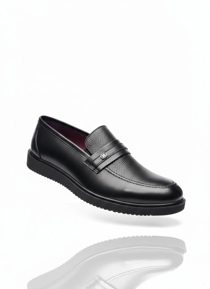 Классические мужские лоферы из натуральной кожи (Турция)