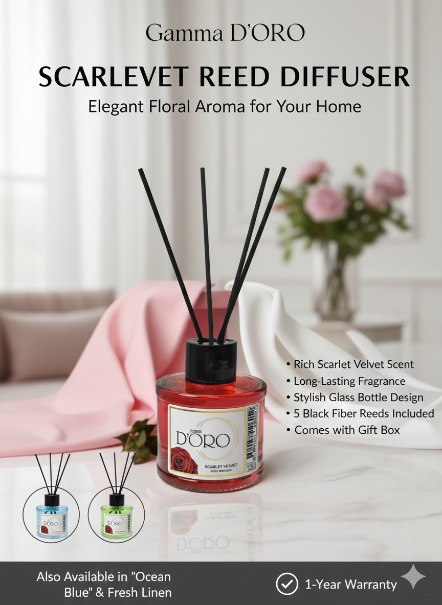 Освежитель воздуха "Алый бархат" для дома, автомобиля и офиса 100 мл.