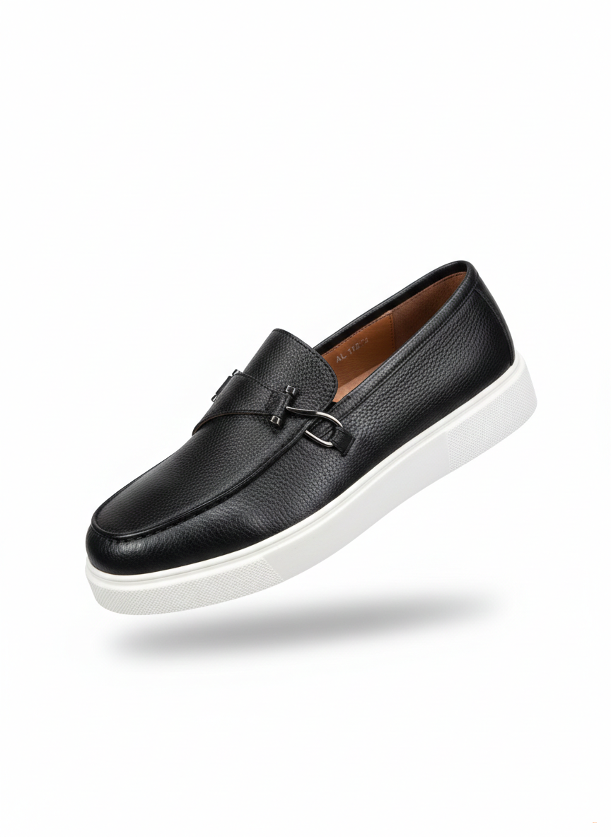 Мужские лоферы из эко-кожи