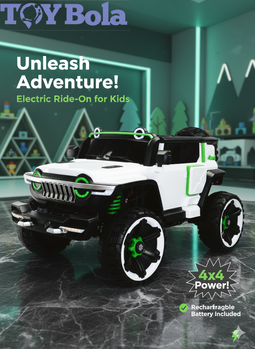 Детский электромобиль Buggy 1166, белый