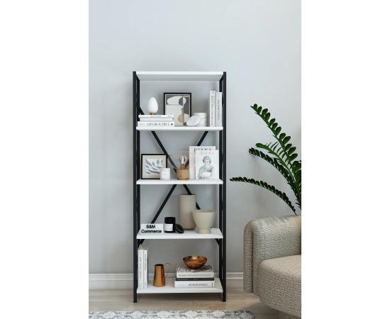 Металлический книжный шкаф Denk с 5 полками, картотека для офиса и дом