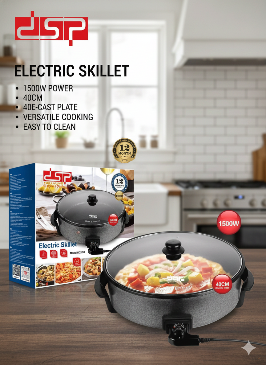 Сковорода DSP KC3030A 40 см, черный