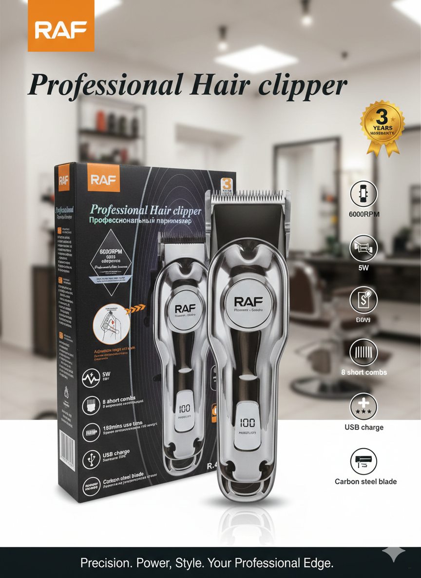 Профессиональная машинка для стрижки RAF R.4030