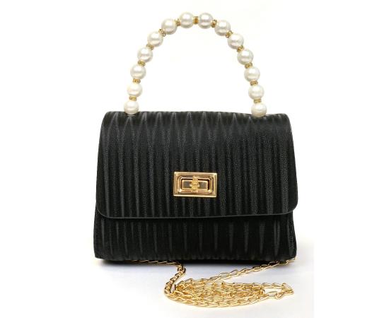 Миниатюрная сумка через плечо Merut Style с жемчужной ручкой