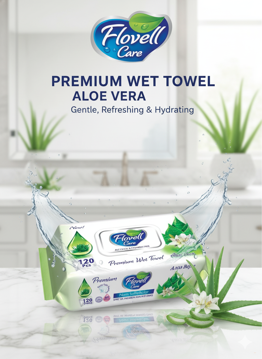 Влажные салфетки Flovell