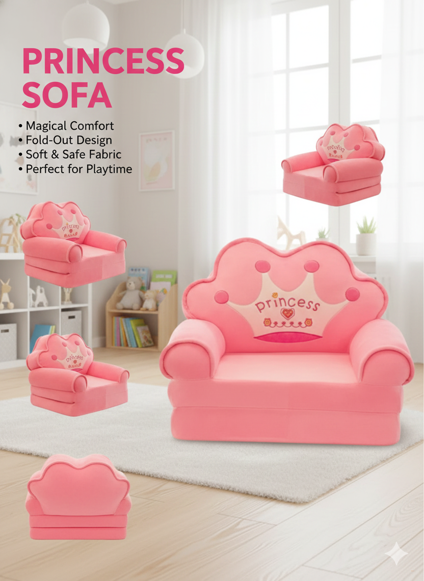 Кресло-кровать Princess (розовая)