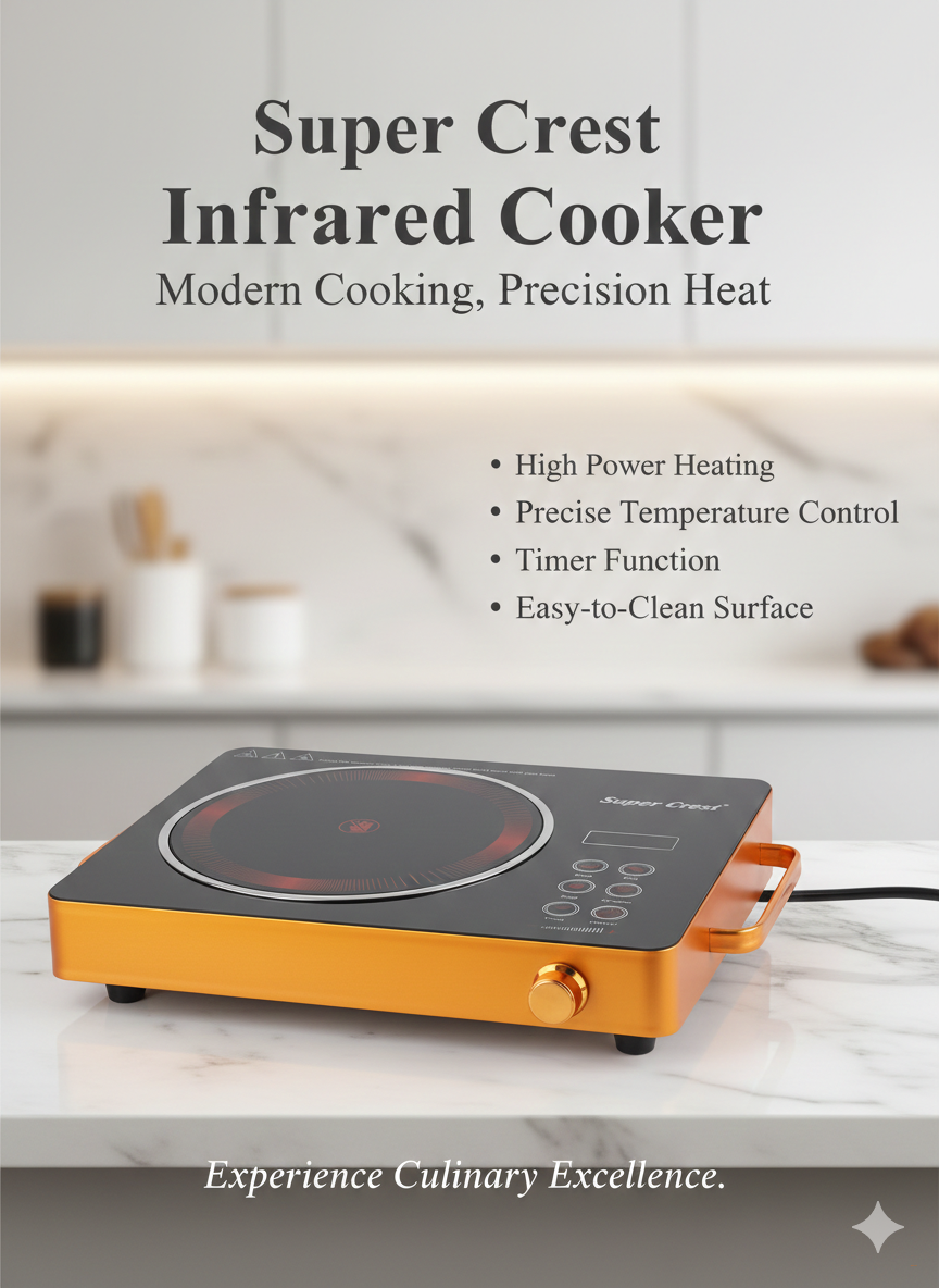 Инфракрасная электроплита Super Crest SCT-9032B 3500 Вт