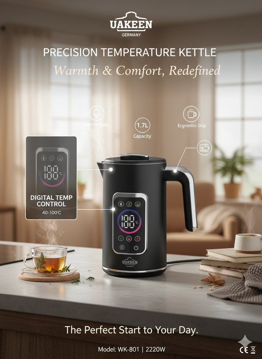 Электрический чайник UAKEEŃ 2.0L