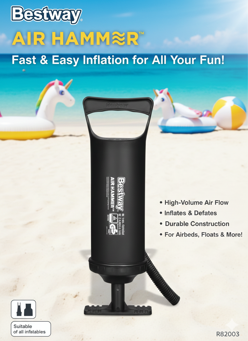 BESTWAY Насос ручной, 36 см 3 клапана