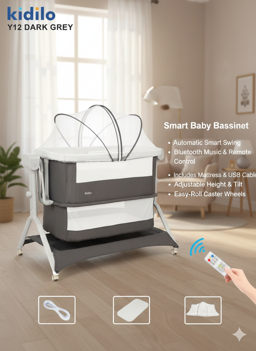 Приставная колыбель-качалка KIDILO Y12