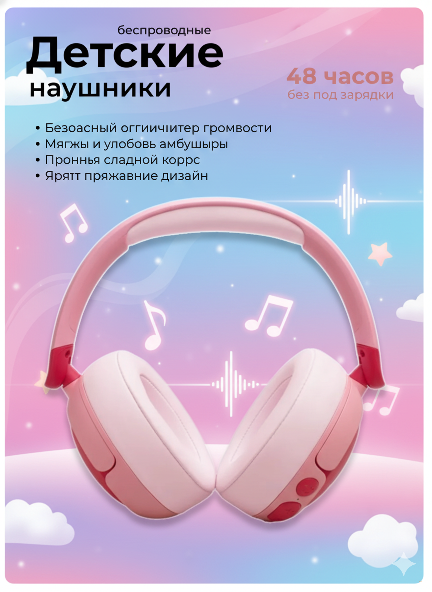 JBL Junior 320NC беспроводные накладные bluetooth наушники,
